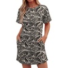 Black Khaki Leaf