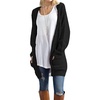 image:imageGRECERELLE Womens Fall Winter Long Sleeve Cardigans Sweater with Pockets02 Black