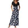 Navy Blue Flower