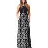 Floral Black White