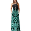 Floral Blue Green