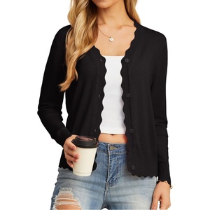 image:imageGRECERELLE Cardigan Sweaters for Women Lightweight 2026 Fall Outfits01 Black