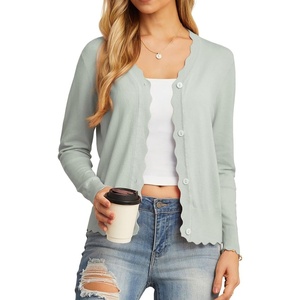 image:imageGRECERELLE Cardigan Sweaters for Women Lightweight 2026 Fall OutfitsBean Green
