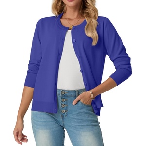 image:imageGRECERELLE Cardigan Sweaters for Women Lightweight 2026 Fall OutfitsBright Blue