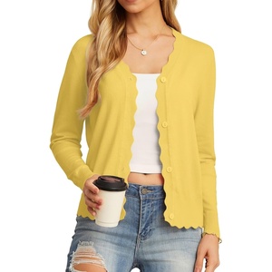 image:imageGRECERELLE Cardigan Sweaters for Women Lightweight 2026 Fall OutfitsCheese Yellow