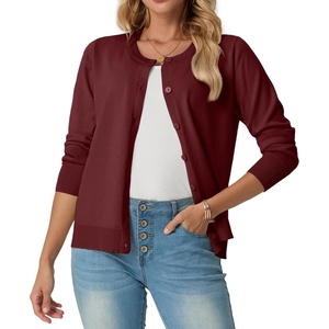 image:imageGRECERELLE Cardigan Sweaters for Women Lightweight 2026 Fall OutfitsCherry Red