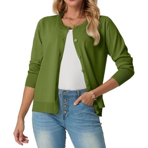 image:imageGRECERELLE Cardigan Sweaters for Women Lightweight 2026 Fall OutfitsDill Green