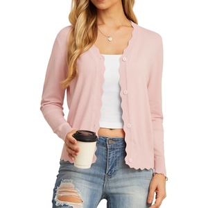 image:imageGRECERELLE Cardigan Sweaters for Women Lightweight 2026 Fall OutfitsLight Pink