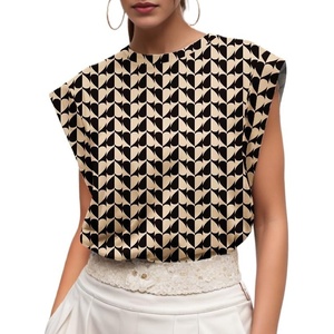 image:imageGRECERELLE Women 2026 Cap Sleeve Tops Summer Casual Tee Shirt Loose Crew Neck Basic Tank Trendy Work Vacation Outfits S2XLBlack Khaki Heart