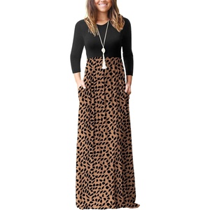 image:imageGRECERELLE Womens Casual Long Sleeve Maxi Dresses with Pockets Crew Neck Soft Stretchy Flowy Fall Dress for Work ChurchKhaki Love