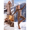 image:imageGRECERELLE 2026 Womens Heavyweight Base Layer Thermal Underwear SetsDark Khaki
