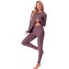 image:imageGRECERELLE 2026 Womens Heavyweight Base Layer Thermal Underwear SetsRosewood