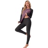 image:imageGRECERELLE 2026 Womens Heavyweight Base Layer Thermal Underwear SetsRosewood Black