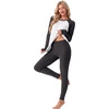 image:imageGRECERELLE 2026 Womens Heavyweight Base Layer Thermal Underwear SetsWhite Black