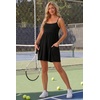 image:imageGRECERELLE Cotton Summer Rompers for Women 2026 Athleisure Jumpsuit ShortsBlack