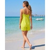 image:imageGRECERELLE Cotton Summer Rompers for Women 2026 Athleisure Jumpsuit ShortsLemon Yellow