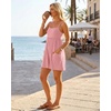 image:imageGRECERELLE Cotton Summer Rompers for Women 2026 Athleisure Jumpsuit ShortsPeach Pink