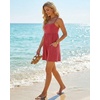 image:imageGRECERELLE Cotton Summer Rompers for Women 2026 Athleisure Jumpsuit ShortsRust Red