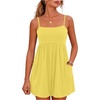 image:imageGRECERELLE Cotton Summer Rompers for Women 2026 Athleisure Jumpsuit ShortsButter Yellow